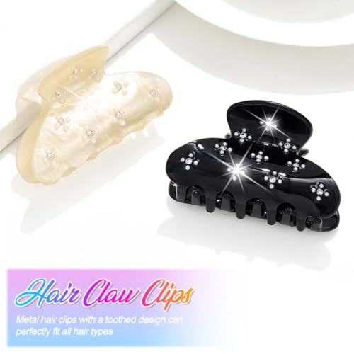 Fashey Medium Acrylic Hair Claw Clips Non-Slip Hair Accessories