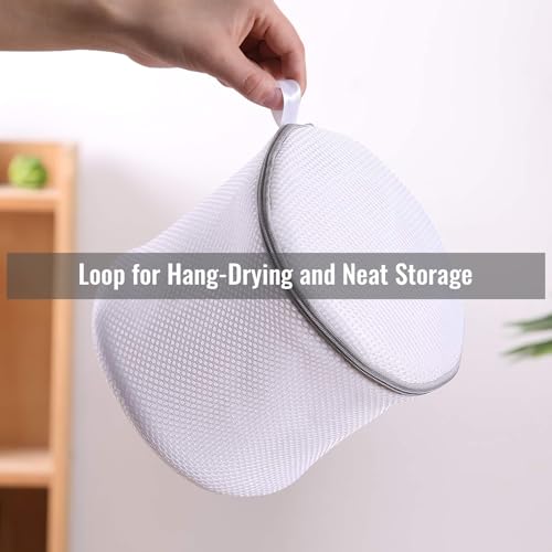 GOGOODA Bra Laundry Wash Bags for Delicates, 3-Pack Mesh Protector Bags