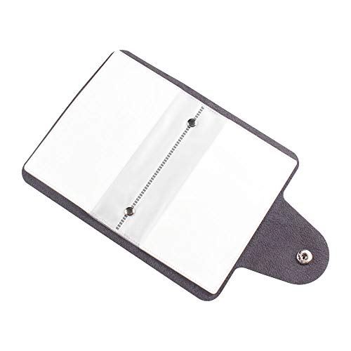 FingerAngel Nail Stamping Plate Holder 20 Slots Black Storage Case