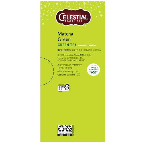 Celestial Seasonings Matcha Green Tea - 20 Count Tea Bags