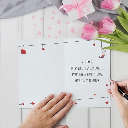 Funny Ski Valentine's Day Card - Romantic Anniversary Card