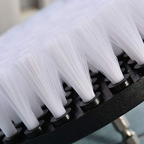 Wixine 5" Drill Brush Attachment for Carpet, Upholstery & Leather Cleaning