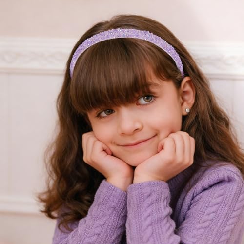 CUBACO Glitter Headband for Women and Girls - Sparkle Hair Band with Teeth