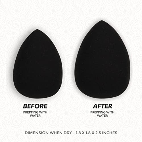 ForPro Expert Makeup Sponge Blender - Latex-Free Black Beauty Sponge