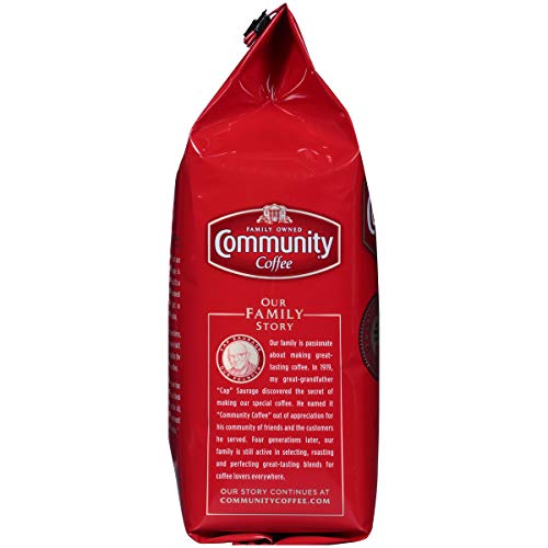 Community Coffee House Blend Ground Coffee, Medium-Dark Roast, 12 Ounce Bag