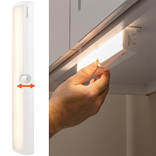 LED Motion Sensor Light Bar - 12 Inch Swivel, 250 Lumens, 2-Pack