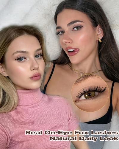 Ruairie Fox Eye Manga Lash Clusters Wispy Individual Eyelash Extensions