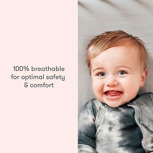 Newton Baby Fitted Crib Sheet - Ultra Breathable Organic Cotton, Soft 2-Pack for Standard Cribs | Plain White