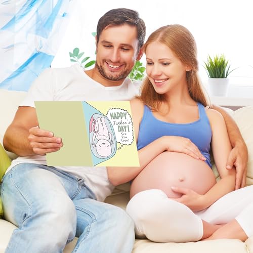 First Father's Day Card for Expecting Dads - 5x7 with Envelope