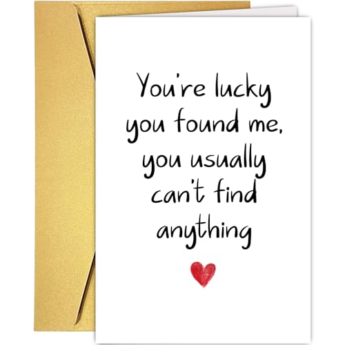Funny Anniversary Card for Boyfriend or Girlfriend - 8x5.3in