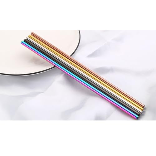 10.5" Stainless Steel Reusable Straws - Eco-Friendly & BPA-Free