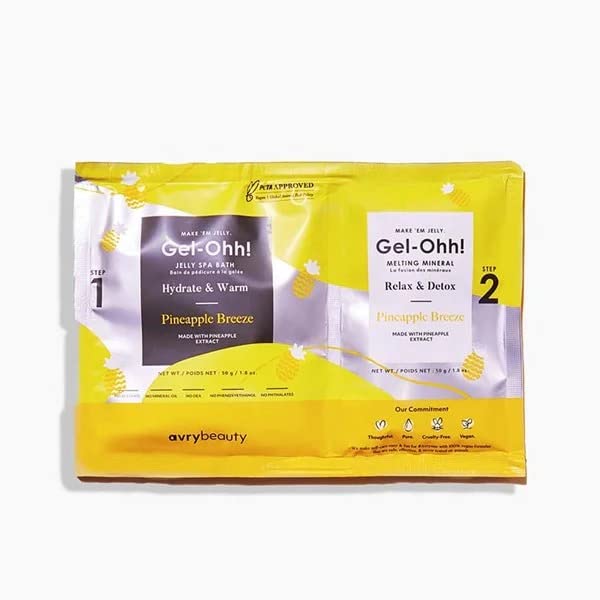 AvryBeauty Gel-Ohh! Jelly Spa Bath Pineapple Breeze 1 Pack