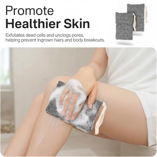 Yiclick Exfoliating Mesh Soap Bag 2 Pack - Bar Soap Saver & Loofah Pouch