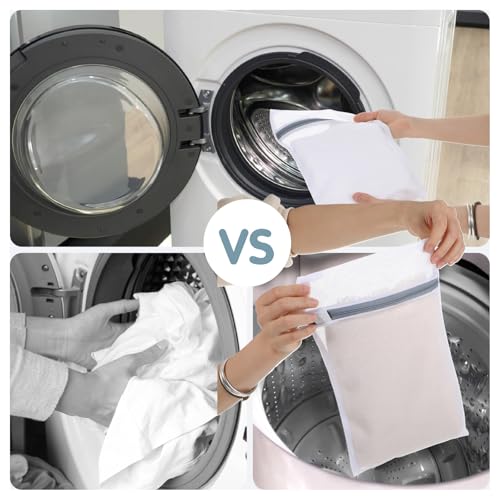 Ouligay 4 Pack Small Mesh Laundry Bags for Delicates - 8x12 Inch