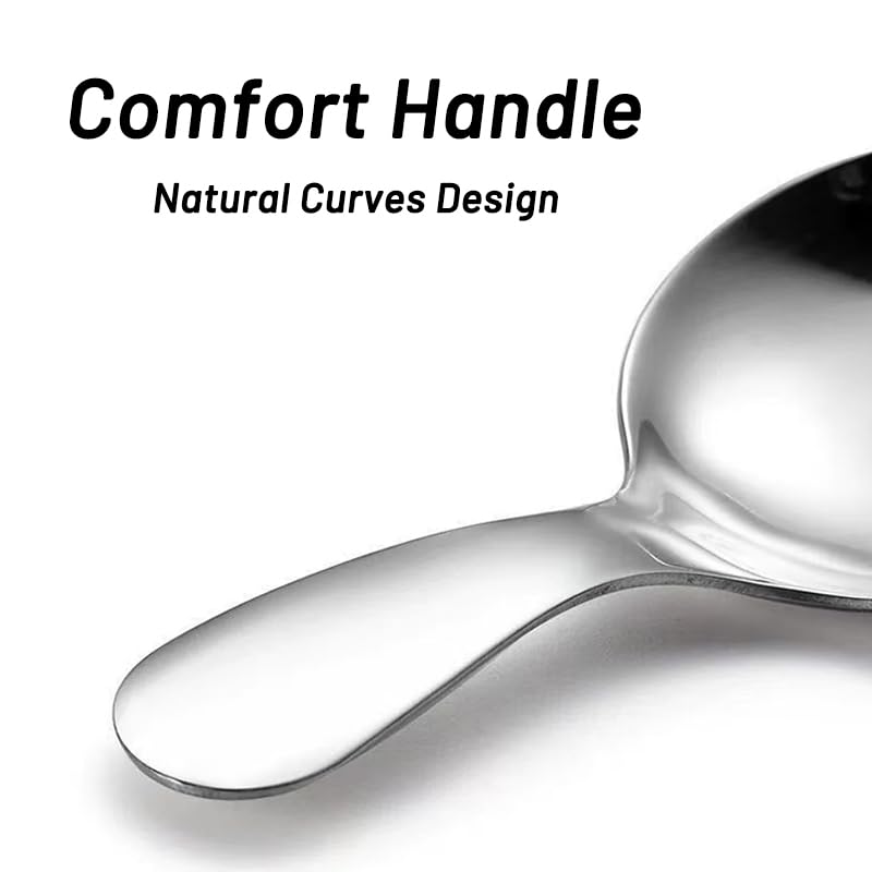 Yopolaz 5 Pack Stainless Steel Mini Scoops for Coffee & Condiments