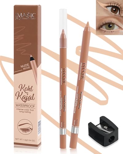 LYSdefeu Nude Beige Gel Eyeliner Pencil Waterproof Waterline Pen