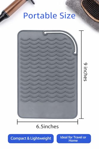 UNITEDIFY Heat Resistant Silicone Mat for Hair Straighteners & Curling Irons
