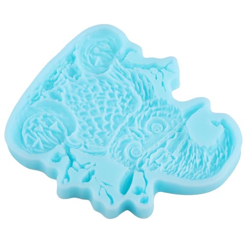 Halloween Owl Pumpkin Silicone Fondant Mold for Cake Decorating