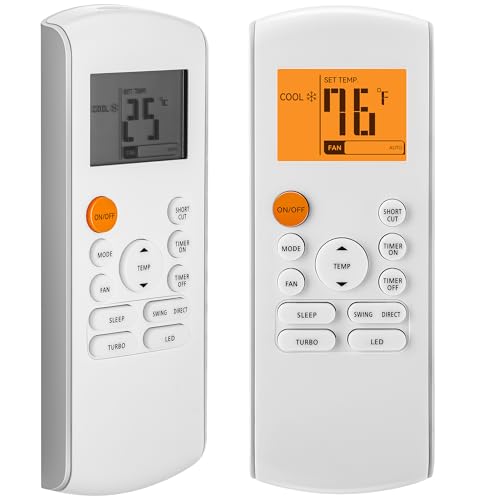 Midea Air Conditioner Remote Control | Smart Replacement with Backlight