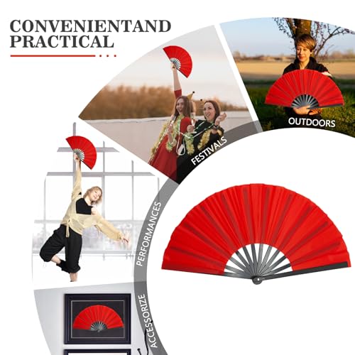 YZWZY Clack Fan for Line Dancing & Performances - Foldable Hand Fan