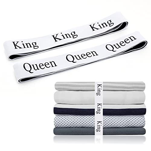 Siutaga Bed Sheet Organizer Bands - 6 Pcs for Linens & Towels