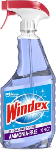 Windex Ammonia-Free Glass Cleaner Spray, 23 Oz, Streak-Free Shine