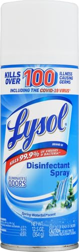 Lysol Disinfectant Spray with Spring Waterfall Scent - 12.5 oz Germ & Virus Killer