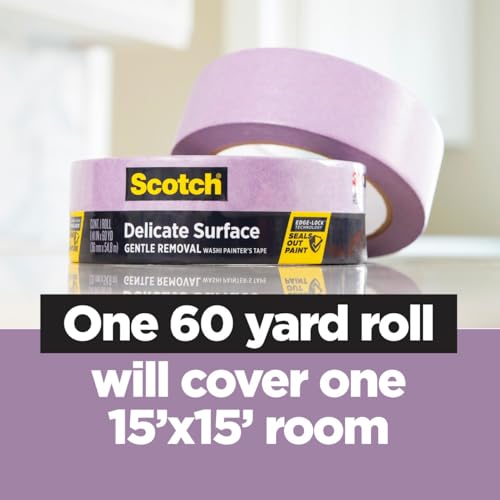 Scotch Delicate Surface Painter's Tape - 1 Inch Wide, 60 Yards