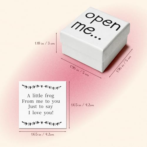 Green Frog Mini Keepsake Gift Box – I Love You Surprise
