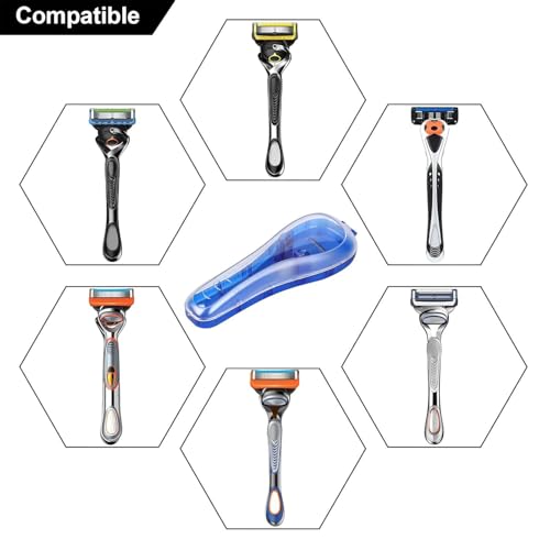 LinMei Travel Razor Case for Men - Protective Plastic Holder