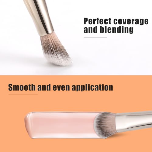 TEOYALL Under-Eye Concealer Brush - Cat Paw Highlight & Blemish Makeup Brush