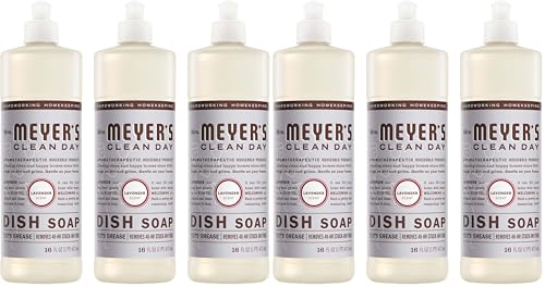 Mrs. Meyer's Clean Day Liquid Dish Soap, Lavender, 48 Fl Oz (Pack of 2)