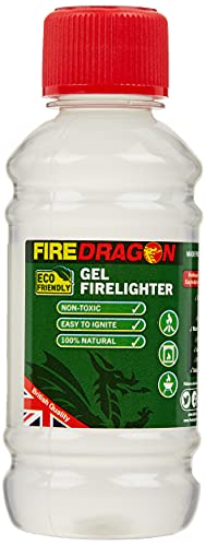 Bushcraft Fire Dragon Gel Fuel 250ml Waterproof Non-Drip Easy Light Camping Stove