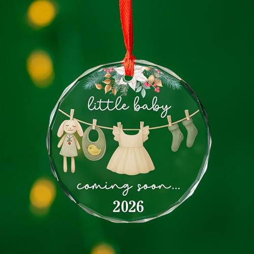 2026 Baby Announcement Ornament for Expecting Parents - Unique Keepsake