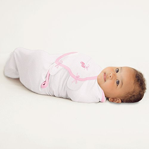 SwaddleMe Original Infant Swaddle Wrap 2-Pack - Prima Ballerina, Small