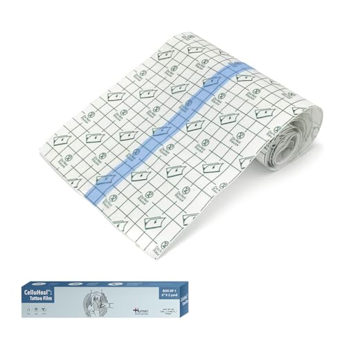 CelluHeal Transparent Waterproof Tattoo Aftercare Film Roll (6" x 2 Yards)