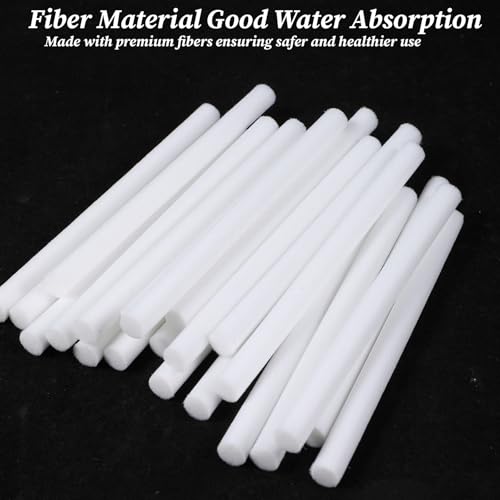 50 Pack Humidifier Wicks for Small Diffusers - Universal Cotton Replacement Filters