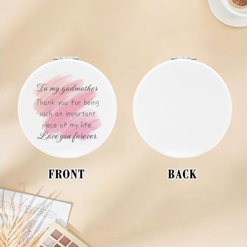 Ratifyale Godmother Compact Makeup Mirror - Unique Godmother Gift