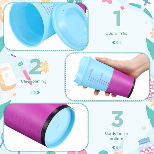 24 Pack Nurse Coffee Cups - 16oz Reusable Plastic Tumblers for Healthcare Gifts