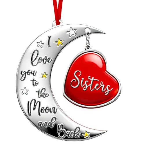 Sister Ornament - Heartfelt Sister Gift for Christmas, Birthday, Wedding - Variation: Sister