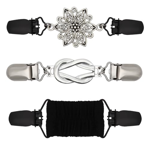 ROPAKED 3-Piece Dress Waist Tightener Clips for Sweaters