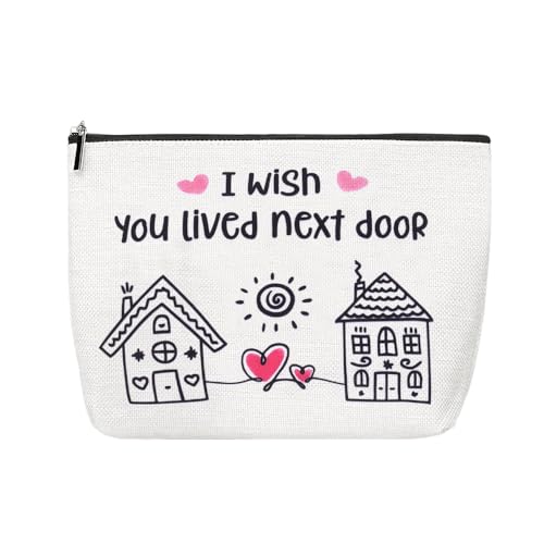 Sudaporn Best Friend Makeup Bag Canvas Travel Cosmetic Pouch Gift