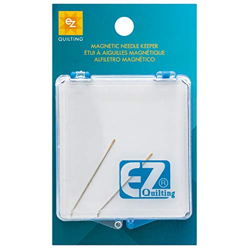 Wrights Magnetic Needle Keeper with Clear Plastic Cover and Needles
