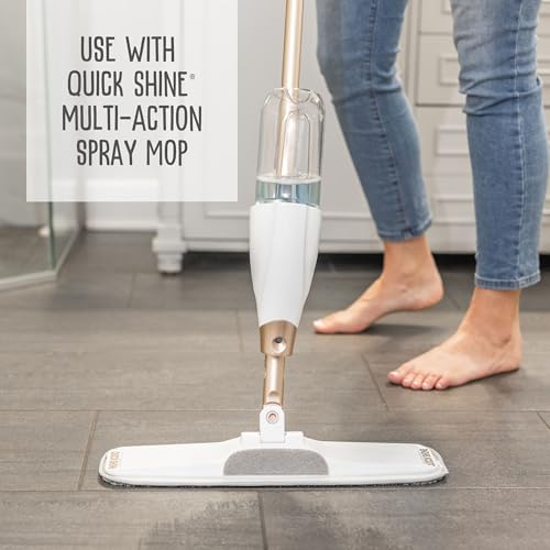 Quick Shine Hardwood Floor Cleaner 64oz | Use in Spray & Vac Mops | Removes Dirt & Scuff Marks | Ready-to-Use, Streak Free, No Rinse | Safer Choice Cleaner |Perfect for Gentle and Effective Cleaning