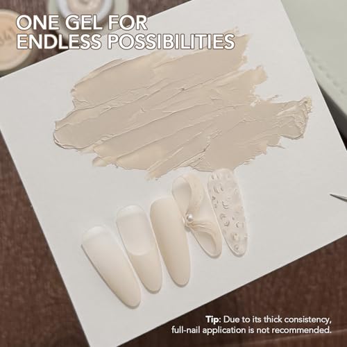 GAOY Cushion Ombre Painting Gel with Sponges Milk Apricot Gradient Nail Polish