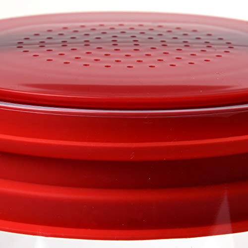 Prepara Evak Super Savor Airtight Food Storage Container, 14 Oz, Red
