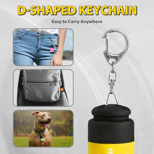 3-Pack Small Keychain Flashlights, LED Pocket Keychain Light with White Light, Waterproof USB Rechargeable Mini Flashlights in Bulk for Kids and Adults Emergency, Camping, Night Reading