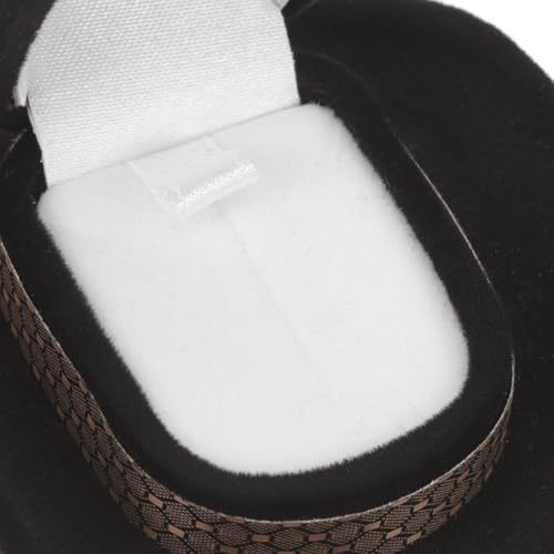 Compact Cowboy Hat Jewelry Box - Western Style Organizer