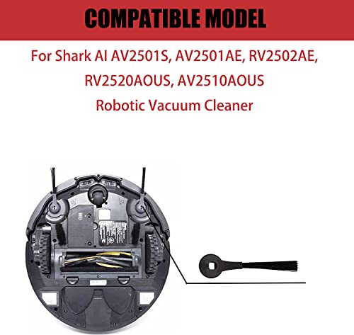 Replacement Side Brushes for Shark AV2501S/AV2501AE Vacuums - 4 Pack