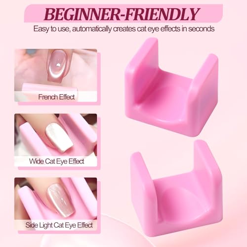 Cat Eye Nail Magnet Tool with Magnetic Bead for DIY Manicure Art Design